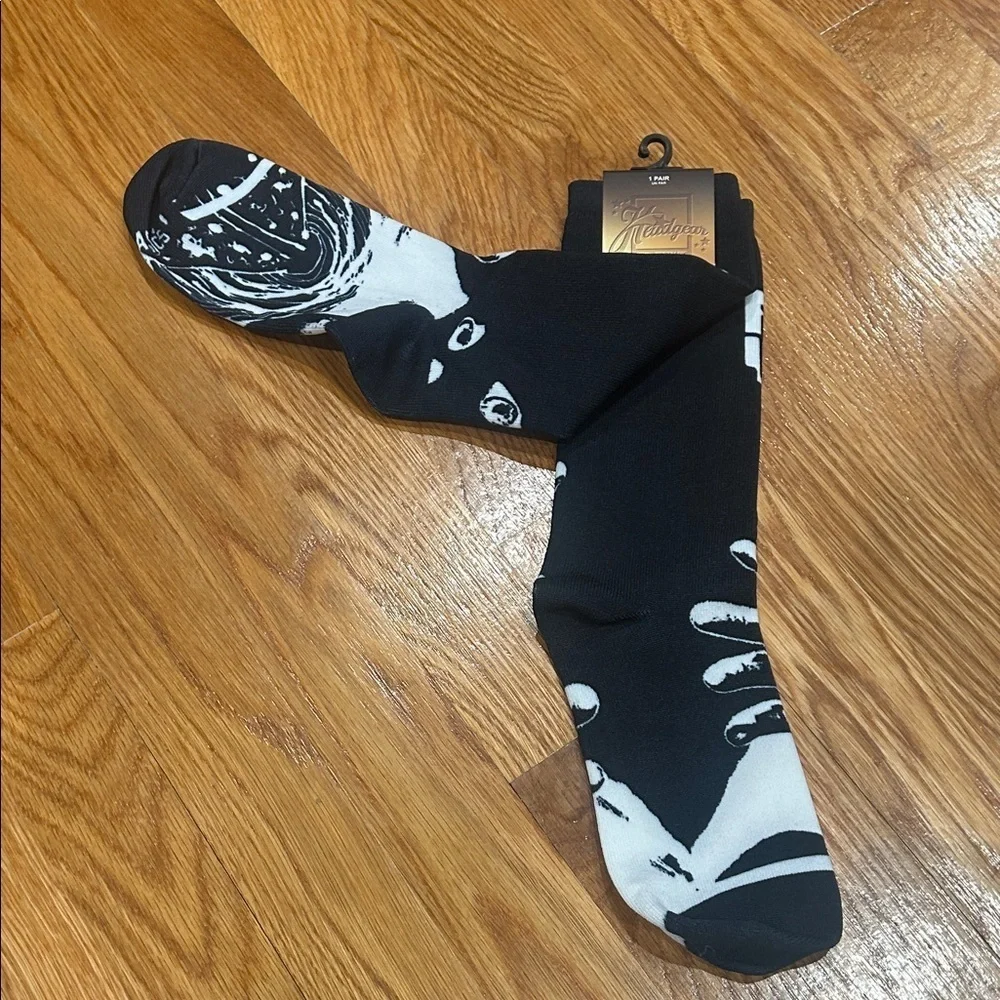 HC Black and Blue Graphic Men's Socks